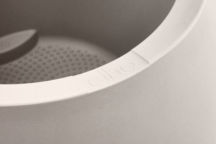 june split low 46cm blanc lin